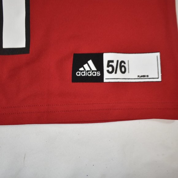 adidas Little Boys Louisiana Lafayette Ragin' Cajuns Football Jersey New 5-6 - Picture 3 of 4